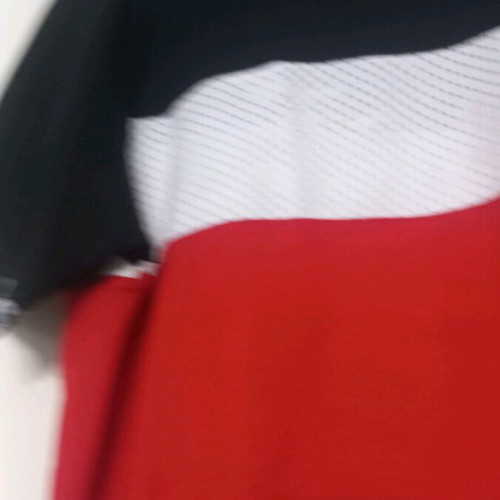 Men's blouse used, size XL, black and red