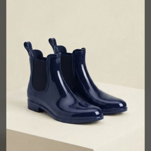 Blue rain boots size 38 like new