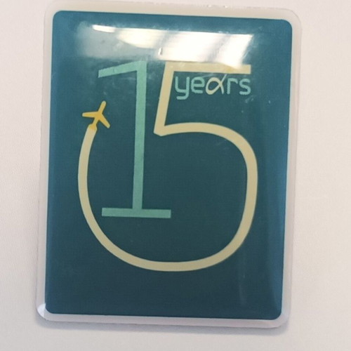 Collectible pin 15 years of Athens airport new