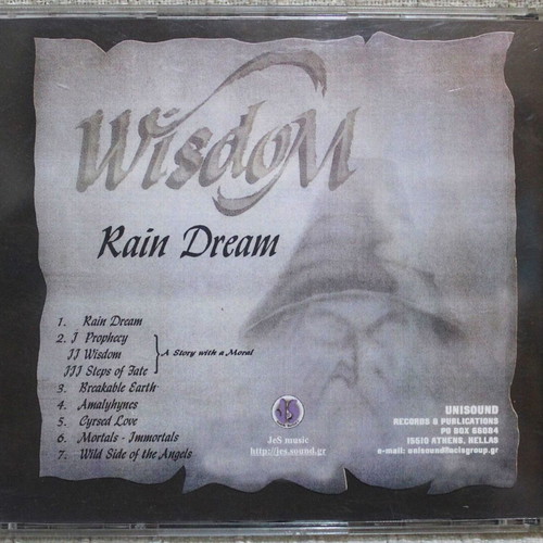 Wisdom Rain Dream CD σαν καινούργιο, metal