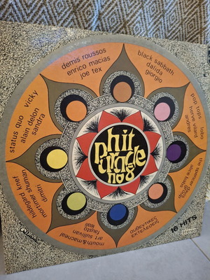 Hit Parade No 8 vinyl record used, 16 classic 70s pop rock hits