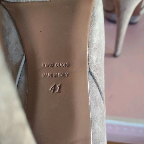 Gianni Marra beige suede boots used, size 41