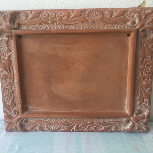 Wall ceramic frame Sifnos new