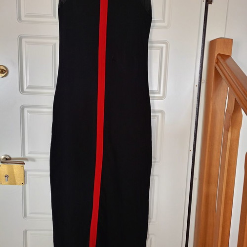 Fitted long dress black, like new