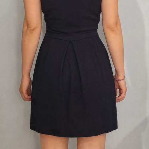 Knit dress dark blue, like new, size M