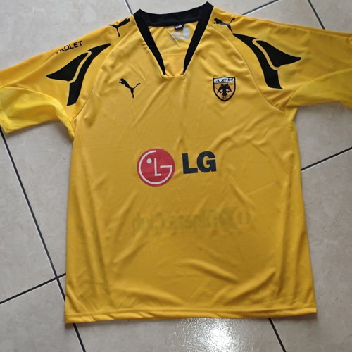 Φανέλα ΑΕΚ 2007-08 εντός έδρας, αντίγραφο, Puma LG, μέγεθος XL