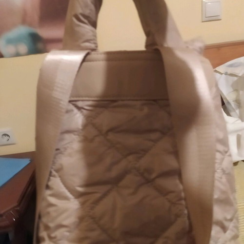 Funky Buddha backpack bag used, beige gold