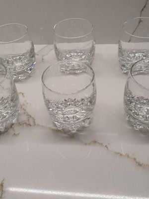 Bormioli Rocco Galassia glass set like new, 6 pieces