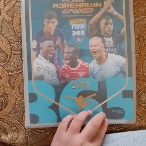 Football player card collection album like new