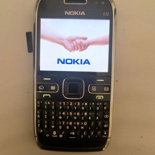 Nokia E72 used in very good condition with leather belt case