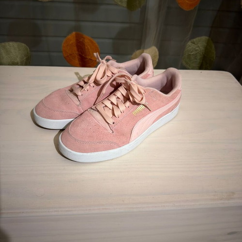 Puma Shuffle SD women's sneakers like new, suede, pink