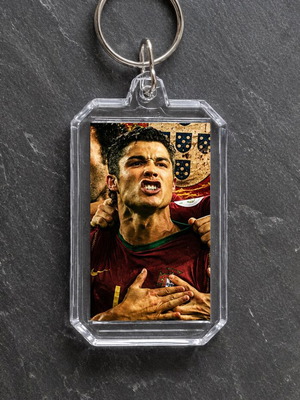 Acrylic Keychain Inspired by Cristiano Ronaldo 2006 World Cup Moments new