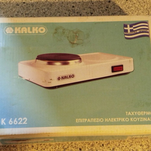 Kalko K 6622 Electric Tabletop Cooker like new, single burner