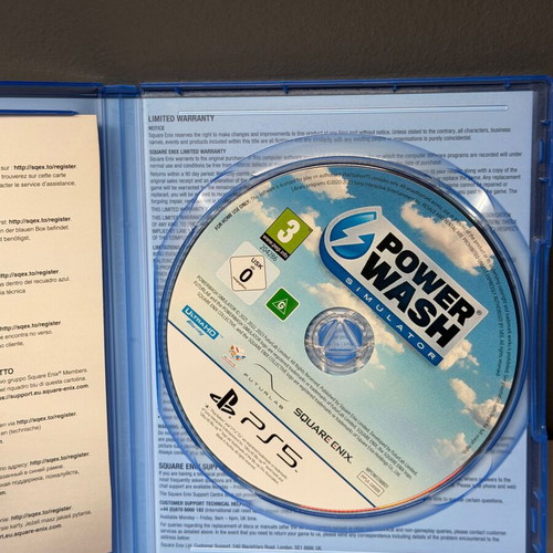PowerWash Simulator PS5 game like new