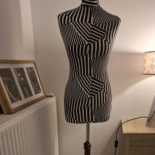 Sewing Bust Used Decorative and Functional with Custom Fabric