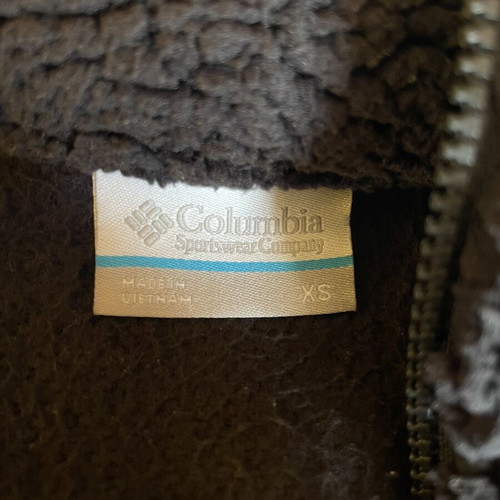 Columbia Sherpa Fleece jacket like new, black, size XS