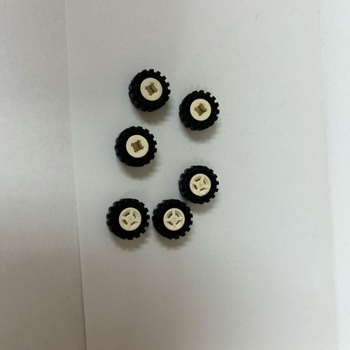 Lego τροχοί 8mm πακέτο 6 μεταχειρισμένοι