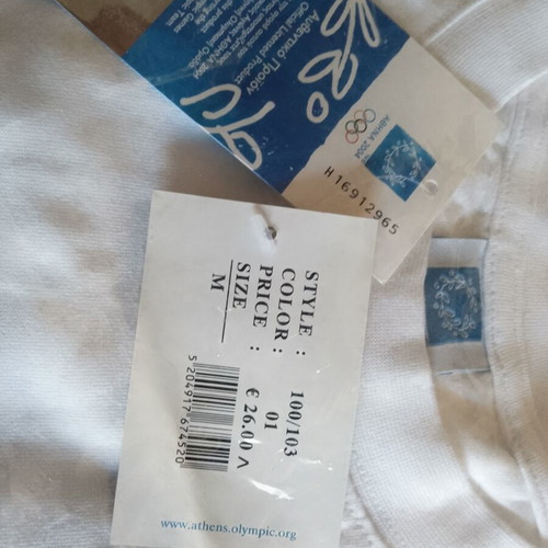 Athens 2004 collectible men's t-shirt, size M, new