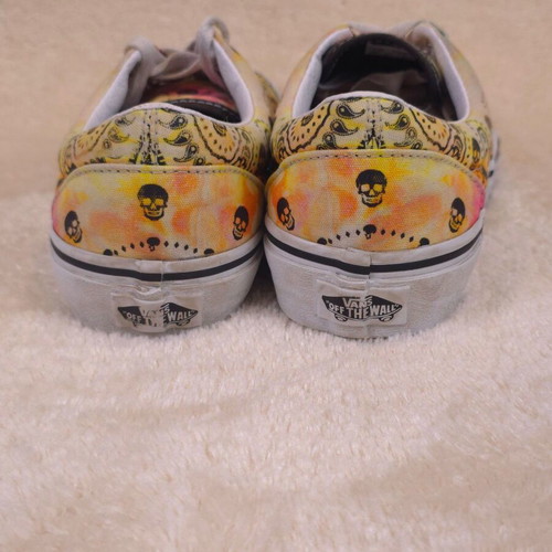 Vans women's sneakers with bandana and skull print size 37 used