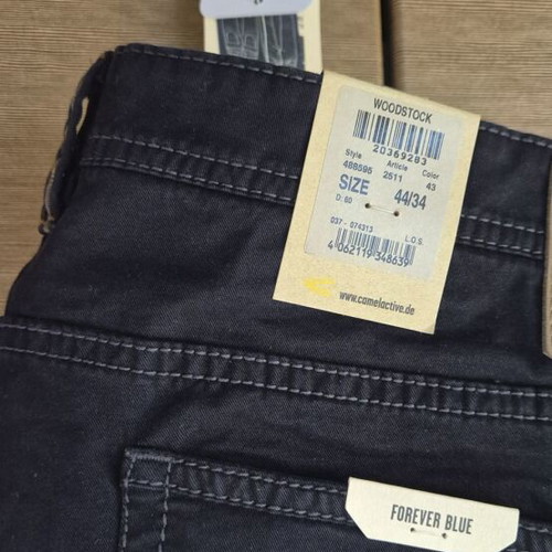Camel Active 5-pocket men's pants W44, dark blue, new with tags