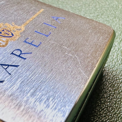 Zippo Karelia lighter 1994, like new, advertising
