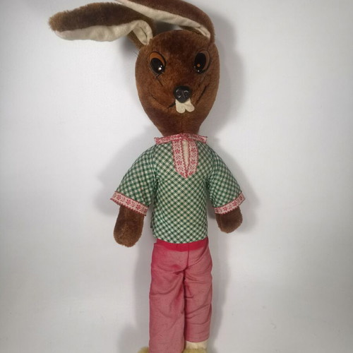 Plush Easter Doll Rabbit 80s used