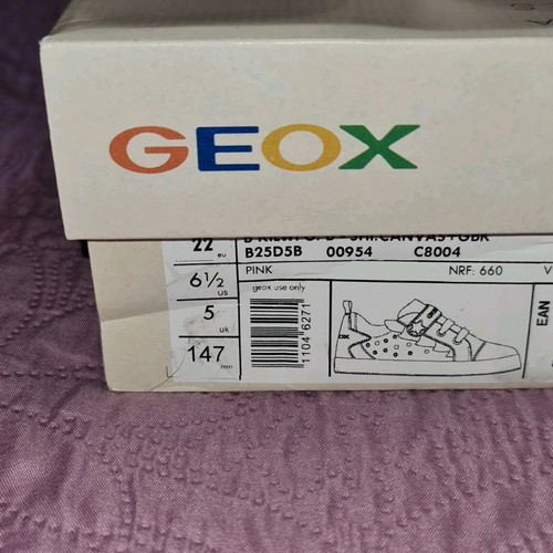 Geox baby shoes used, size 22, pink