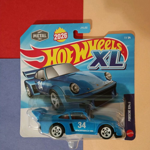 HotWheels XL Porsche 934.5 Blue New Casting 2026