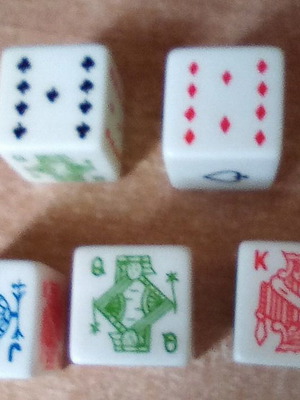 Ζάρια πόκερ παλιά πρωτότυπα