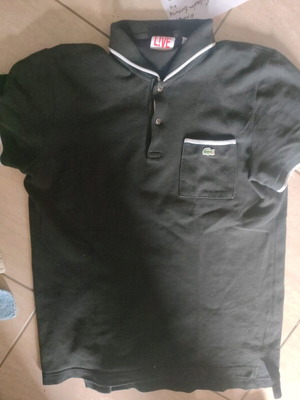 Lacoste Live Polo black like new, size S