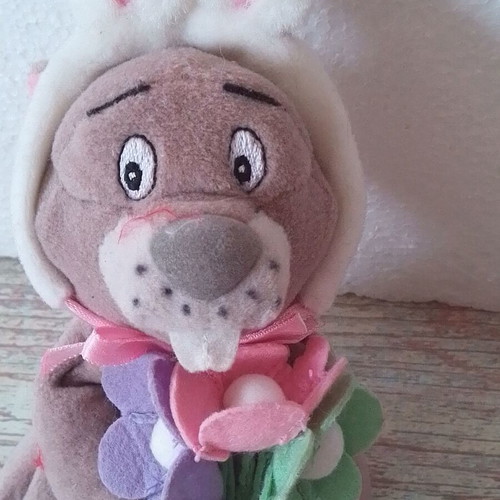 Vintage plush Easter bunny Disney Winnie the Pooh Gopher like new