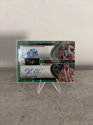 2025-26 Panini Select Euroleague Mike Batiste/Kyle Hines Dual Auto 5/5