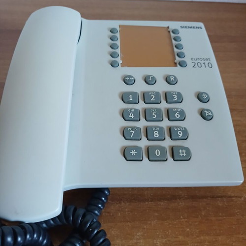 Siemens Euroset 2010 corded home phone, grey