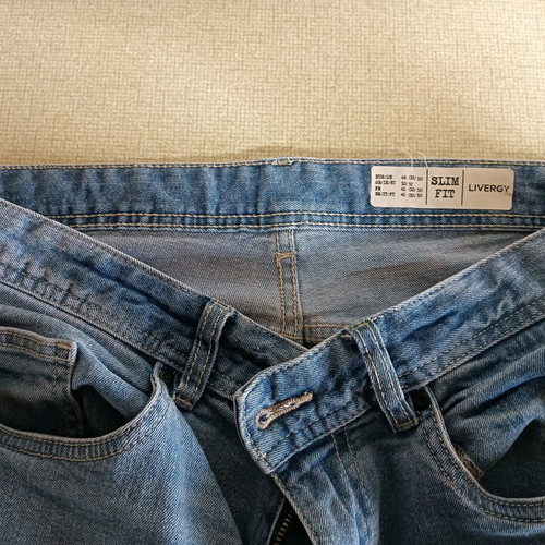 Men's slimfit jeans like new, size 40, blue