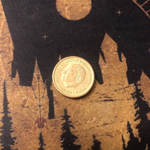 Sweden 1991 10 Kronor coin used