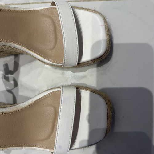 Platform espadrilles white, worn but very good condition