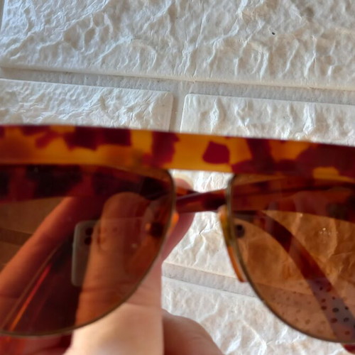 Trussardi sunglasses used, brown tortoiseshell frame