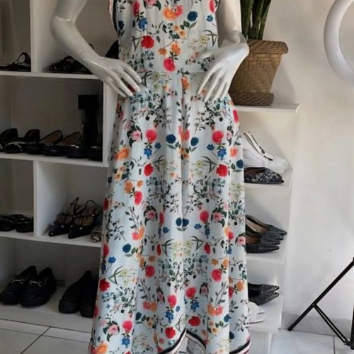 Floral dress Shein new, multicolor turquoise