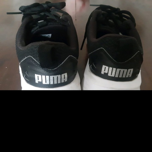 Puma αθλητικά παπούτσια μεταχειρισμένα, μέγεθος 37,5, μαύρα, πανάλαφρα