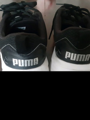 Puma αθλητικά παπούτσια μεταχειρισμένα, μέγεθος 37,5, μαύρα, πανάλαφρα