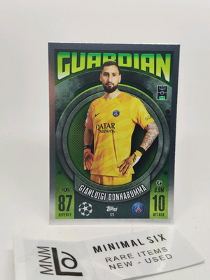 Donnarumma Guardian collectible card like new, Topps Match Attax