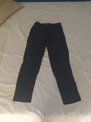 Fabric slim pants black size M used