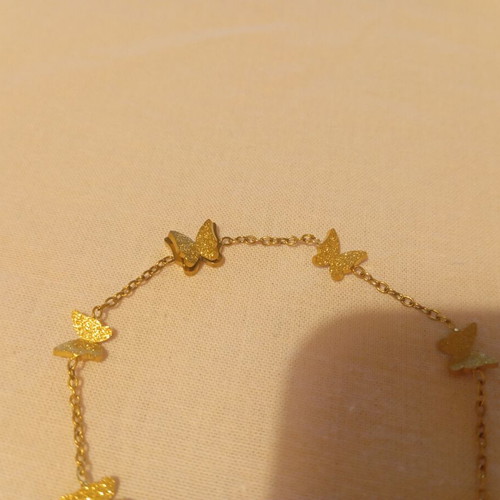 Stainless Steel Bracelet gold color like new
