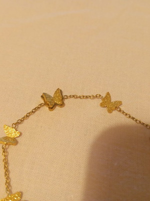 Stainless Steel Bracelet gold color like new