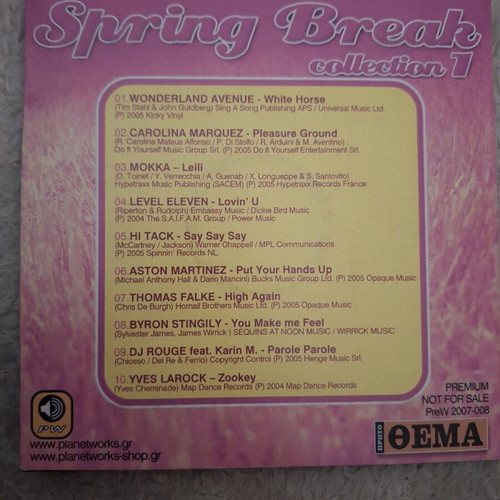 Spring Break Col. 1 CD used