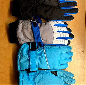 2 ζευγάρια Παιδικά γάντια για σκι και χιόνι