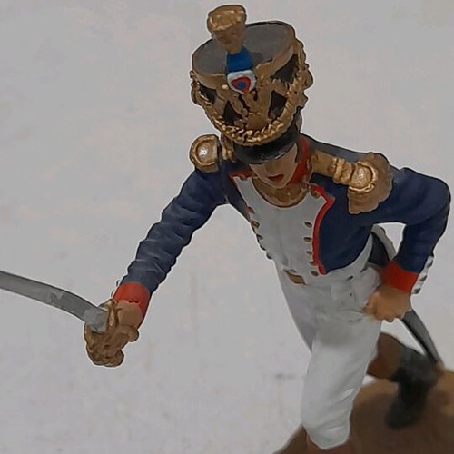 Lead soldier used, Napoleonic wars, hand-painted