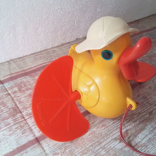 Vintage duck with paddle wings Playskool used 70s