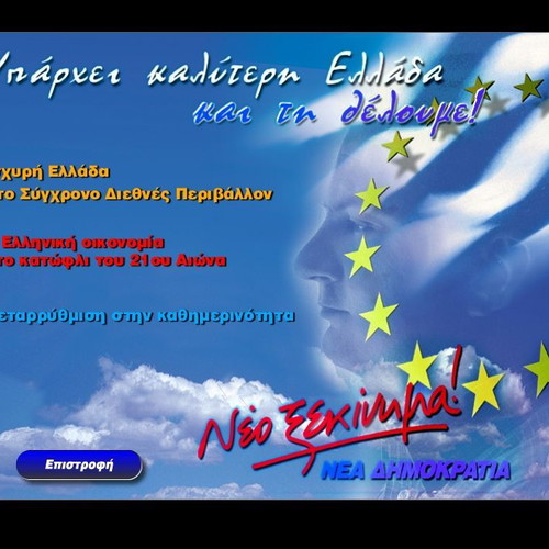 CD Rom Nea Dimokratia (ND) There Is A Better Greece And We Want It like new