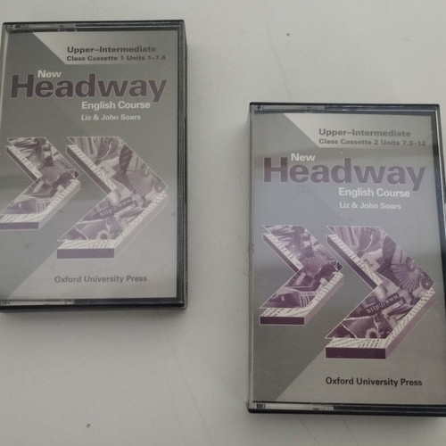 New Headway English Course cassette tapes like new, set of 4